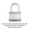 Master Lock Magnum 2 in. H X 1-1/4 in. W X 2-1/2 in. L Steel Dual Ball Bearing Locking Weather-Resis M15XKADLFCCSEN - alternate 5